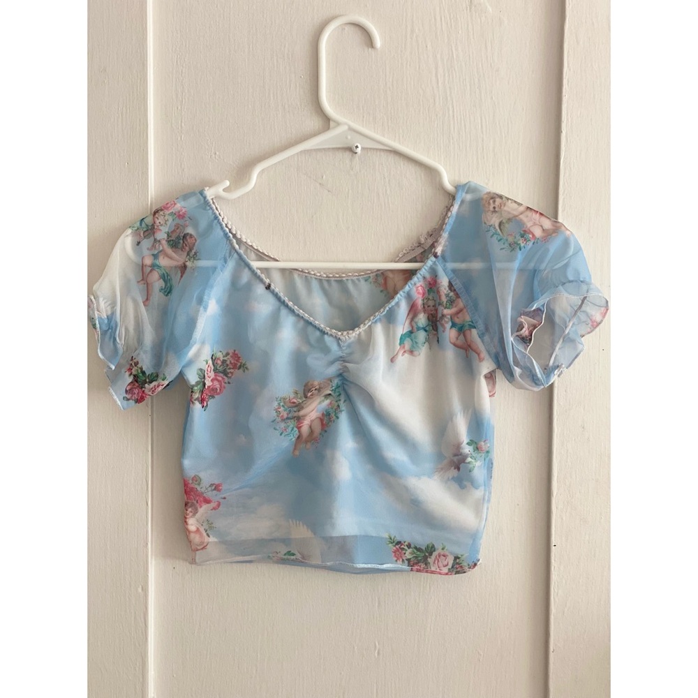 Mesh crop top